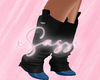 Blk/Blue Cowgirl Boots