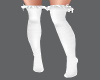 Girls Ruffle Thigh Socks