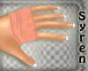 Gloves Light peach\pink