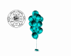 Teal baloons