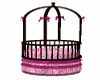 Fuchsia Nursery Crib