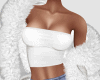 CA White Fur Coat