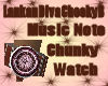 MUSIC NOTE CHUNKY WATCH