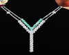 Diamond Mint Necklace