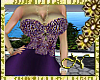 Purple Gold Gown BMXXL