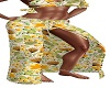 YELLOW FLORAL SARONG
