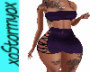 Dark Purple Skirt / Tat
