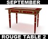 (S) Rouge Table 2