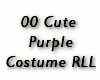 00 Cute Purple Costume