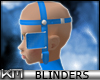 +KM+ PVC Blinders Blue F