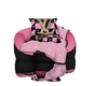 pink&black LV chair