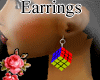 *L* Rubiks earrings