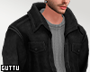 𝔊. Black Suede Jacket