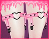 P! Heart Garter Pink/B