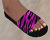 Pink Tiger Stripe Sandals 3 (M)