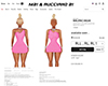$1300 AGA Dress Pink RLL