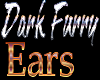 BLACK FURRY EARS