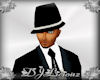 DJL-Trilby Hat Black Wht