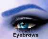 blue eyebrows - F