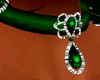 Green Choker Jewelry Set