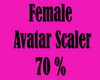 Female Avatar Scaler 70%