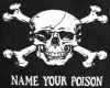 Name Your Poison Skull
