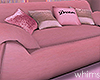 Pink Clouds Couch