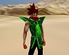 Green Flame Saiyan Armor