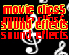 movie clips and sound fx