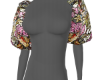 Crystal floral sleeves