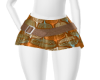 Vi Brown printed skirt