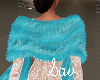Turquoise Mink Wrap