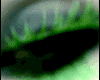 animated eye, green