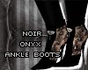 [P] Noir onyx lace boots