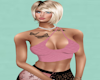 pink top/tatoo