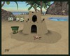 (SW)Flamingo sand castle