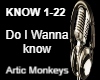 do i wanna know