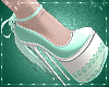 Doll Heels Aqua