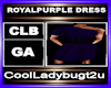 ROYALPURPLE DRESS