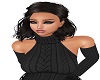 shot black hair