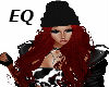 EQ beanie + red hair