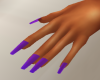 Dk Purple Nails