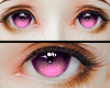 害羞. Big Eyes Pink