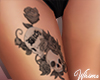 Roses Bitch Leg Tattoo R