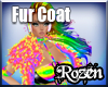 Rozen Fur Coat Rainbow