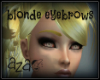 aza~ blonde eyebrows
