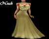 Gold glitter gown