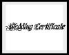 wedding certificate m&s