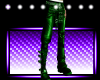 /P/ Green Leather Pants