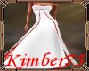 Red/White Wedding Gown